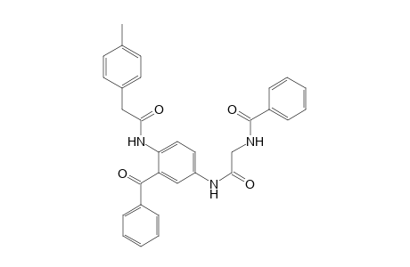 N-[3-Benzoyl-4-[(4-methylphenyl)acetylamino]phenyl]-Na-benzoylglycine Amide