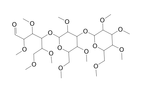 D-Glucose, O-2,3,4,6-tetra-O-methyl-.beta.-D-glucopyranosyl-(1.fwdarw.3)-O-2,4,6-tri-O-methyl-.beta.-D-glucopyranosyl-(1.fwdarw.4)-2,3,5,6-tetra-O-methyl-