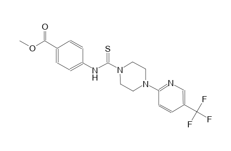 benzoic acid, 4-[[[4-[5-(trifluoromethyl)-2-pyridinyl]-1-piperazinyl]carbonothioyl]amino]-, methyl ester