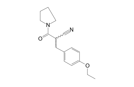 alpha-(p-ETHOXYBENZYLIDENE)-beta-OXO-1-PYRROLIDINEPROPIONITRILE
