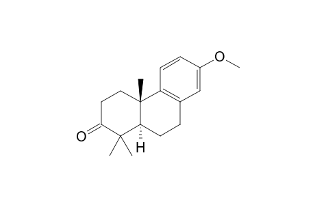 (4aS,10aR)-7-methoxy-1,1,4a-trimethyl-4,9,10,10a-tetrahydro-3H-phenanthren-2-one