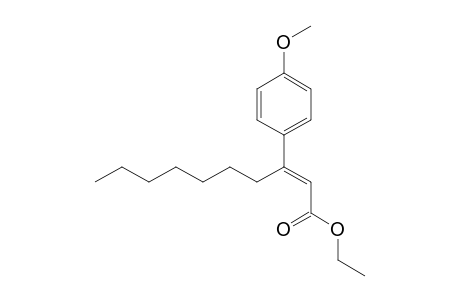 (E)-Ethyl 3-(4'-methoxyphenyl)dec-2-enoate