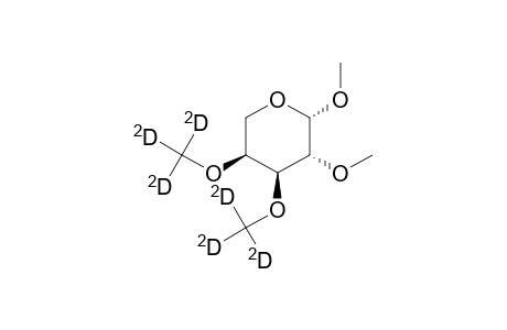 Methyl-2-O-methyl-3,4-di-O-trideuteromethyl-.beta.-L-arabopyranoside