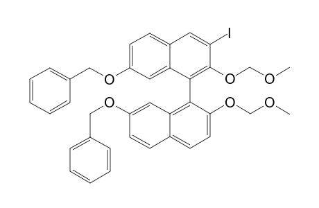 7,7'-bis(Benzyloxy)-3-iodo-2,2'-(methoxymethoxy)-1,1'-binaphthalene-