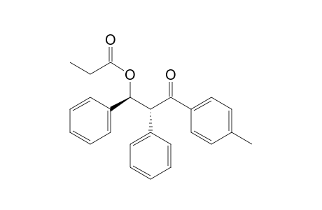 (1S,2R)/(1R,2S)-3-(4-Methylphenyl)-3-Oxo-1,2-diphenylpropyl Propionate