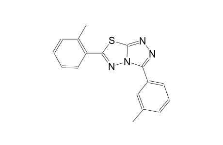 6-(2-methylphenyl)-3-(3-methylphenyl)[1,2,4]triazolo[3,4-b][1,3,4]thiadiazole