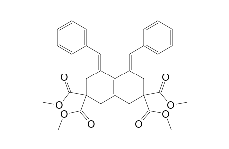 (4E,5E)-4,5-bis(phenylmethylene)-1,3,6,8-tetrahydronaphthalene-2,2,7,7-tetracarboxylic acid tetramethyl ester