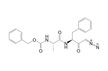 (N-Benzyloxycarbonyl-L-alanyl-L-phenylalanyl)diazomethane