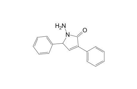 2H-Pyrrol-2-one, 1-amino-1,3-dihydro-3,5-diphenyl-