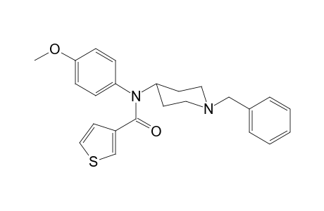 N-(1-Benzylpiperidin-4-yl)-N-(4-methoxyphenyl)thiophene-3-carboxamide