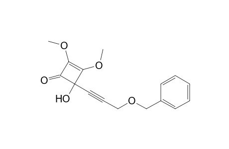 2-Cyclobuten-1-one, 4-hydroxy-2,3-dimethoxy-4-[3-[(tetrahydro-2H-pyran-2-yl)oxy]-1-propynyl]-
