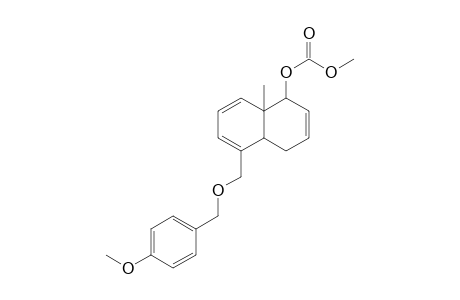 Methyl 5-[(p-Methoxybenzyl)oxy]methyl-1,4,4a,8a-tetrahydro-8a-methylnaphthalen-1-yl Carbonate