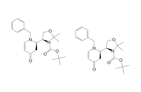 (4S,2'R)-4-(1'-BENZYL-4'-OXO-1',2',3',4'-TETRAHYDROPYRIDIN-2'-YL)-3-TERT.-BUTOXYCARBONYL-2,2-DIMETHYLOXAZOLIDINE