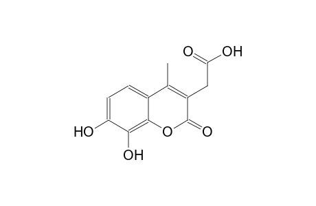 2H-1-benzopyran-3-acetic acid, 7,8-dihydroxy-4-methyl-2-oxo-