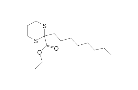 2-octyl-m-dithiane-2-carboxylic acid, ethyl ester