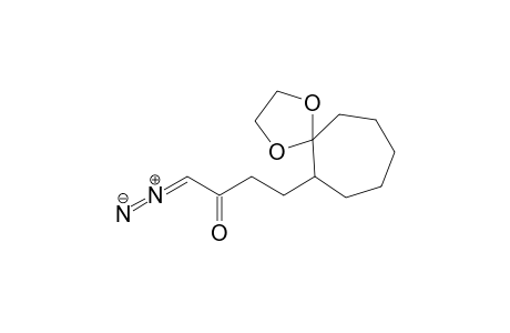 1-Diazo-4-(2,2-Ethylenedioxycycloheptan-1-yl)butan-2-one