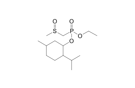 Ethyl menthyl (methylsulfinyl)methylphosphonate