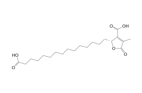2-Furanpentadecanoic acid, 3-carboxy-2,5-dihydro-4-methyl-5-oxo-, (R)-