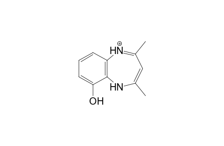 6-Hydroxy-2,4-dimethyl-5H-benzo[b]-[1,4]diazepin-1-ium - Hydrogensulfate