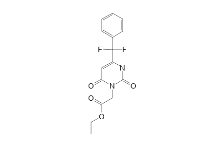 ETHYL-[4-(DIFLUOROMETHYLPHENYL)-2,6-DIOXO-3,6-DIHYDROPYRIMIDIN-1-YL]-ACETATE