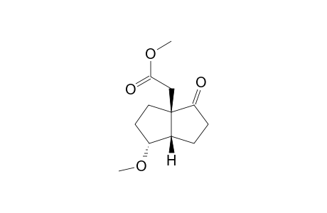 6-(Methoxy)-1-[(methoxycarbonyl)methyl]bicyclo[3.3.0]octan-2-one