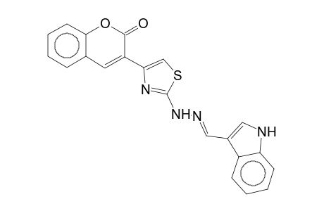 2-[2-(3-benzopyrrolylmethylene)hydrazino]-4-(2-cromon-3-yl)thiazole