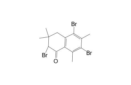 Naphthalen-1(2H)-one, 3,4-dihydro-2,5,7-tribromo-3,3,6,8-tetramethyl-