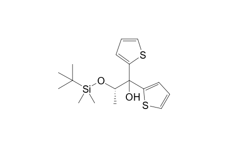(S)-2-(tert-Butyldimethylsilyloxy)-1,1-di(2-thienyl)propan-1-ol