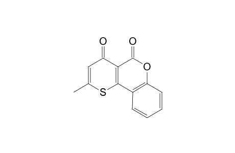 2-Methyl-4-oxothiapyrano[2,3-c]-1-benzopyran-54H)-one