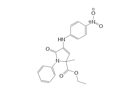 ethyl 2-methyl-4-(4-nitroanilino)-5-oxo-1-phenyl-2,5-dihydro-1H-pyrrole-2-carboxylate