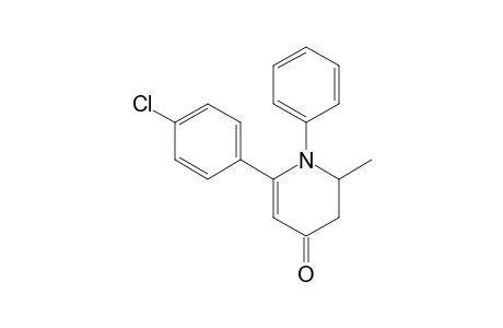 2-(4-chlorophenyl)-6-methyl-1-phenyl-5,6-dihydropyridin-4-one