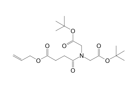 4-[bis(2-tert-butoxy-2-keto-ethyl)amino]-4-keto-butyric acid allyl ester