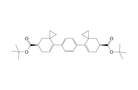 1,4-Bis[5'-tert-butoxycarbonyl]spiro[2.5]oct-7'-ene-8'-yl]benzene