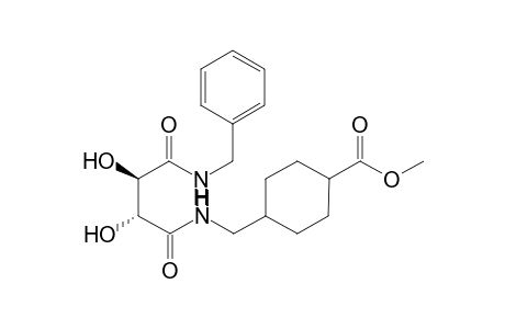 L-(2R,3R)-4-(3-benzylcarbamoyl-2,3-dihydroxy-propionamidomethyl)-cyclohexylcarboxylate methyl ester