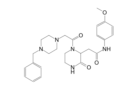 2-piperazineacetamide, N-(4-methoxyphenyl)-3-oxo-1-[[4-(phenylmethyl)-1-piperazinyl]acetyl]-