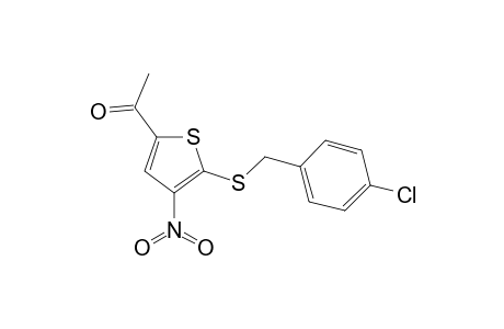 1-[5-[(4-chlorobenzyl)thio]-4-nitro-2-thienyl]ethanone