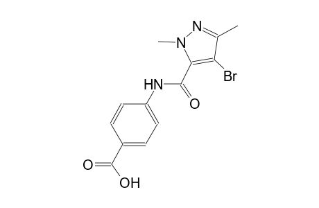 4-{[(4-bromo-1,3-dimethyl-1H-pyrazol-5-yl)carbonyl]amino}benzoic acid