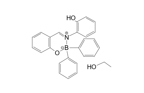 diphenyl{o-[N-(o-hydroxyphenyl)formimidoyl]phenolato}boron, compound with ethanol(1.1)