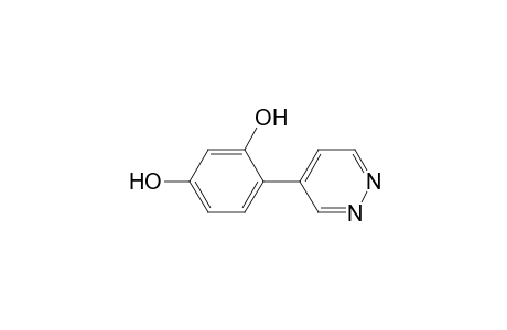 1,3-Benzenediol, 4-(4-pyridazinyl)-