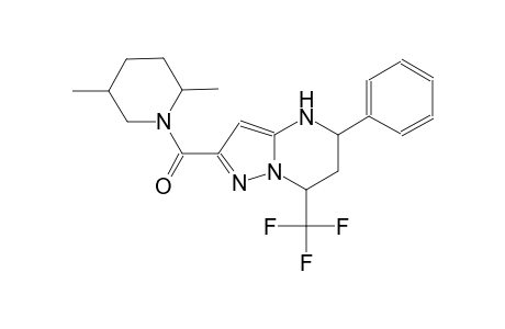 2-[(2,5-dimethyl-1-piperidinyl)carbonyl]-5-phenyl-7-(trifluoromethyl)-4,5,6,7-tetrahydropyrazolo[1,5-a]pyrimidine
