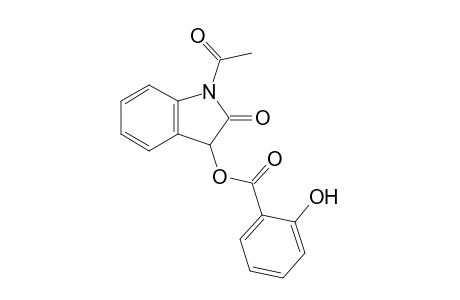 1-Acetyl-1,3-dihydro-3-(o-hydroxybenzoyloxy)-2H-indol-2-one