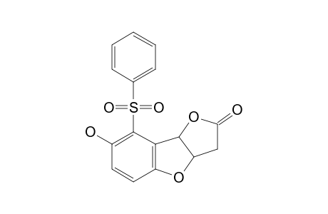 7-hydroxy-8-phenylsulfonyl-3a,8b-dihydro-3H-furo[4,5-b][1]benzoxol-2-one