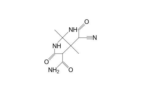 1,5-Dimethyl-cis-4-cyano-3,7-dioxo-2,8-diaza-bicyclo(3.3.0)octane-6-carboxamide