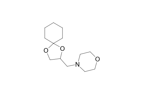 morpholine, 4-(1,4-dioxaspiro[4.5]dec-2-ylmethyl)-
