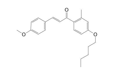 4'-(N-Pentyl)oxy-4-methoxy-2'-methylchalcone (isomer 1)