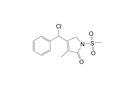 4-[Chloro(phenyl)methyl]-3-methyl-1-(methylsulfonyl)-1H-pyrrol-2(5H)-one