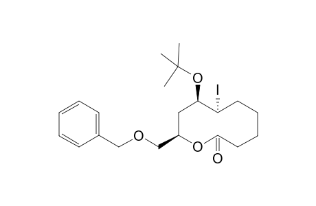 (7S,8R,10R)-10-(benzoxymethyl)-8-tert-butoxy-7-iodo-oxecan-2-one