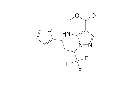 pyrazolo[1,5-a]pyrimidine-3-carboxylic acid, 5-(2-furanyl)-4,5,6,7-tetrahydro-7-(trifluoromethyl)-, methyl ester