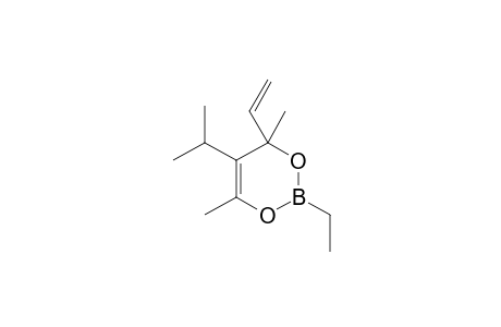 4H-1,3,2-dioxaborin, 2-ethyl-5-isopropyl-4,6-dimethyl-4-vinyl-