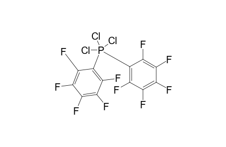 Phosphorane, trichlorobis(pentafluorophenyl)-